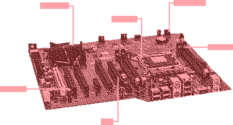 a diagram of a computer board